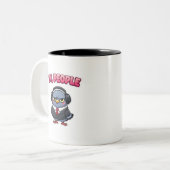 Funny Ew People Pigeon Office Coffee Mug ツートーンマグカップ (正面左)