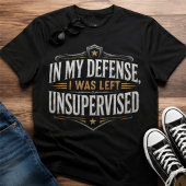 Funny Excuse quotes typography トライブレンドTシャツ