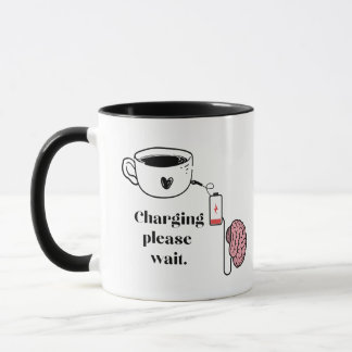 Funny Exhausted Brain Coffee Mug マグカップ