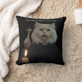 Funny Exorcist Cat Pillow - The Power Of Catnip Co クッション (ブランケット)