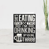 Funny Expecting Dad Shirt For Pregnancy New Dad Fa カード (正面)