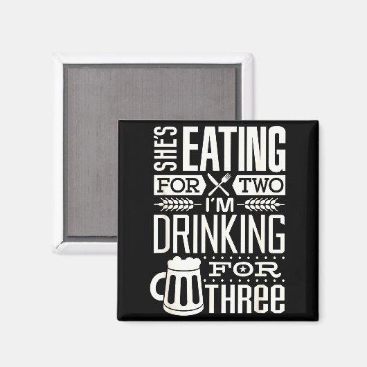 Funny Expecting Dad Shirt For Pregnancy New Dad Fa マグネット (正面/裏面)