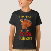 Funny Extra Turkey Matching Family Group Thanksgiv Tシャツ (正面)