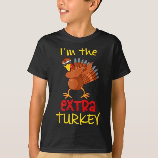 Funny Extra Turkey Matching Family Group Thanksgiv Tシャツ (正面)