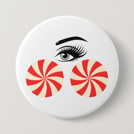 Funny Eye Candy Button for Women 缶バッジ