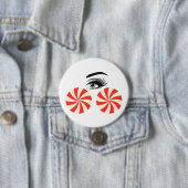 Funny Eye Candy Button for Women 缶バッジ (インサイチュ)
