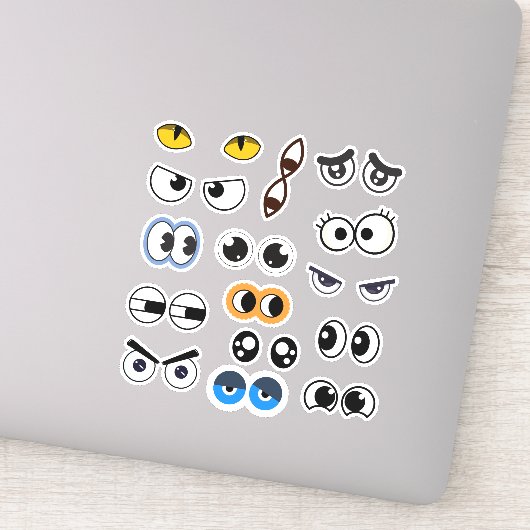 Funny Eyes Expression Googly Eyes Sticker Set シール (詳細)
