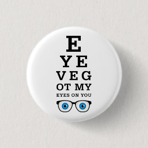Funny Eyes On You 缶バッジ