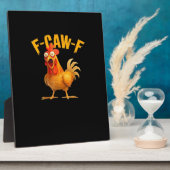 Funny F-Caw-F Chicken F-Caw-F Chicken Classic Cool フォトプラーク (側面)