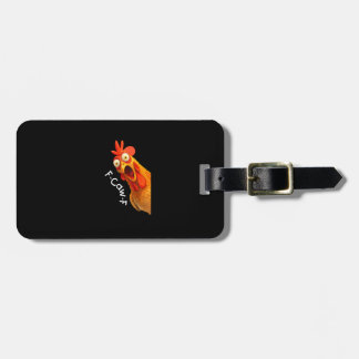 Funny F-Caw-F Chicken F-Caw-F Chicken Creative Cas ラゲッジタグ
