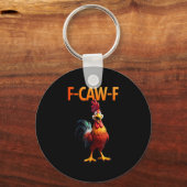 Funny F-Caw-F Chicken F-Caw-F Chicken Gothic Vinta キーホルダー (正面)