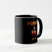 Funny F-Caw-F Chicken F-Caw-F Chicken Gothic Vinta マグカップ (正面右)