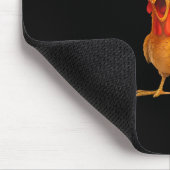 Funny F-Caw-F Chicken F-Caw-F Chicken Minimal Clea マウスパッド (コーナー)