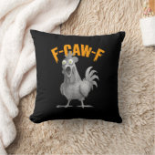 Funny F-Caw-F Chicken F-Caw-F Chicken Retro Classi クッション (ブランケット)