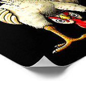 Funny F Caw F Chicken Fcwf Butt F-caw-f ポスター (角)