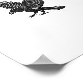 Funny F-Caw-F Crow Aesthetic Style ポスター (角)