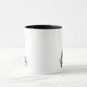 Funny F-Caw-F Crow Raven Pun Coffee Mug マグカップ (中央)