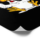 Funny F-Caw-F Fingers Chicken ポスター (角)