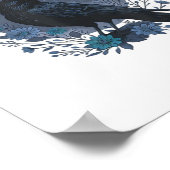 Funny F-Caw-F Raven Bird F-Caw-F Crow Classic ポスター (角)