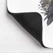 Funny F Caw F Raven Bird Saying Graphic Style マウスパッド (コーナー)