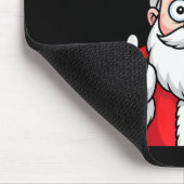 Funny F-caw-f Santa Middle Finger Sarcastic Xmas P マウスパッド (コーナー)