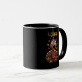 Funny F-Caw-F Turkey Bird F-Caw-F Graphic マグカップ (正面右)