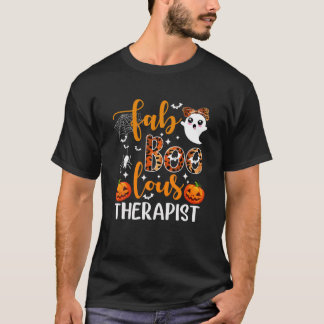 Funny Faboolous Therapist Halloween Costume Therap Tシャツ