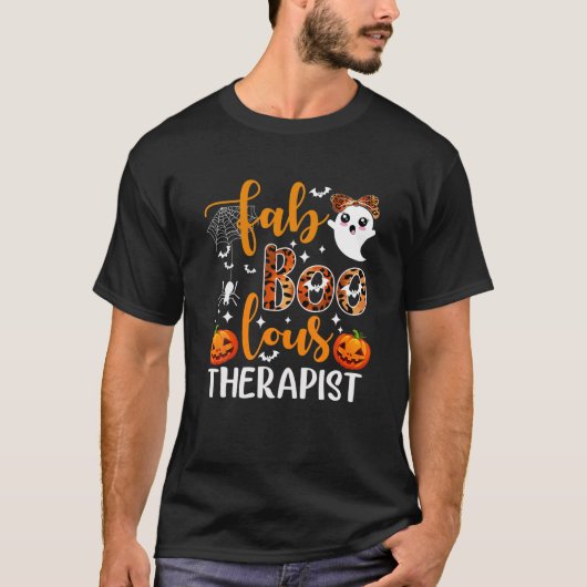 Funny Faboolous Therapist Halloween Costume Therap Tシャツ (正面)