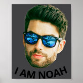 Funny Face Cture Birthday Party Matching  ポスター (正面)