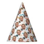 Funny Face Custom Photo Party Hat パーティーハット (左)