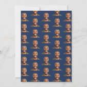 Funny Face Photo Men 30th Birthday Party 招待状 (裏面)