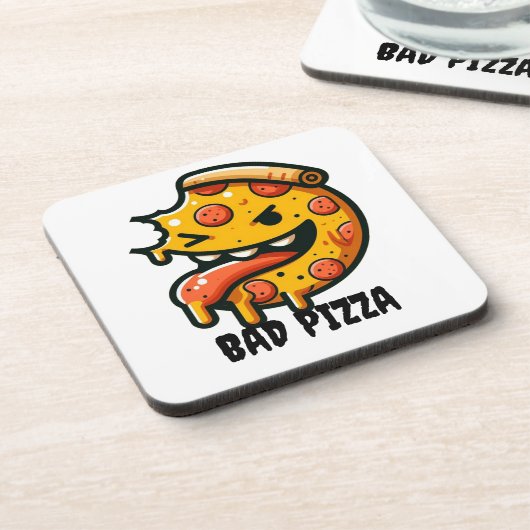 Funny Face Pizza Coaster コースター (左側)