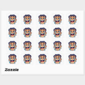 Funny Faces Meme Stickers スクエアシール (シート)