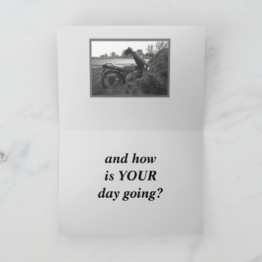 FUNNY/FAKE accident/customizable text Card カード (内部)