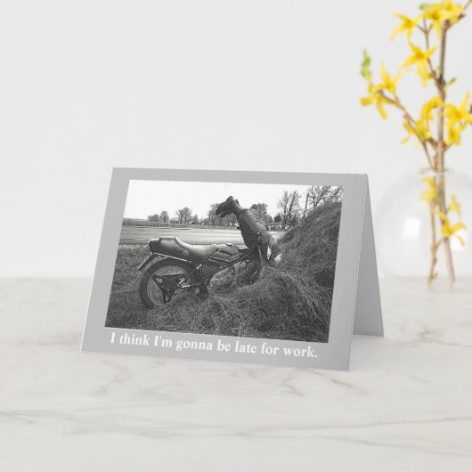 FUNNY/FAKE accident/customizable text Card カード (黄色い花)