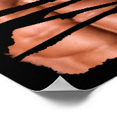 Funny Fake Muscles Fitness Model Chest Six Pack Ab ポスター (角)