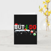 Funny Family Christmas Pajamas Matching But I Do  カード (黄色い花)