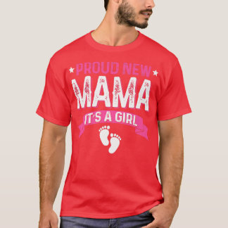 Funny Family Gender Reveal Proud New Mama It's A G Tシャツ