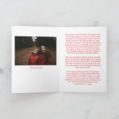 Funny Family Greeting Message Letter Christmas シーズンカード (内部)