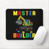 Funny Family Master Builder Building Bricks Blocks マウスパッド (マウス)