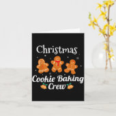 Funny Family Matching Christmas Tee Cookie Baking カード (黄色い花)