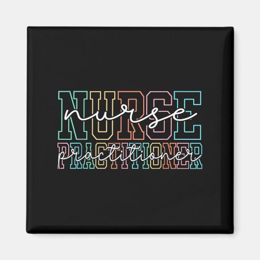 Funny Family Nurse Practitioner Np Nursing Day Nur マグネット (正面)