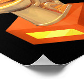 Funny Fantasy Football Loser Toilet  ポスター (角)