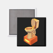 Funny Fantasy Football Loser Toilet  マグネット (正面/裏面)