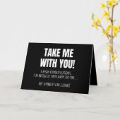 Funny Farewell Mug For Coworker Leaving Goodbye Bo カード (黄色い花)