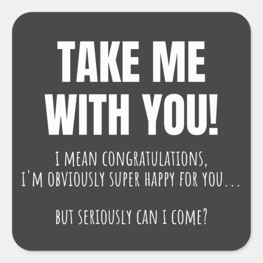 Funny Farewell Mug For Coworker Leaving Goodbye Bo スクエアシール (正面)