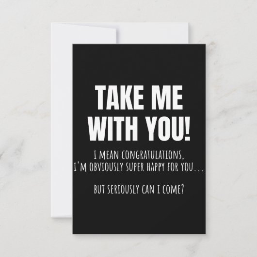 Funny Farewell Mug For Coworker Leaving Goodbye Bo ノートカード (正面)