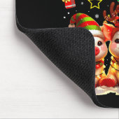 Funny Farmer Merry Christmas Reindeer Santa Gs Fam マウスパッド (コーナー)