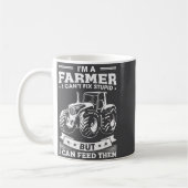 Funny Farming Tractor I'm A Farmer I Feed People  コーヒーマグカップ (左)