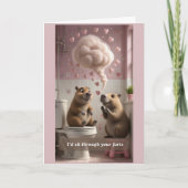 Funny Fart Valentine's Day Holiday Card カード (正面)